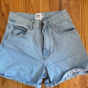 Princess Polly denim shorts